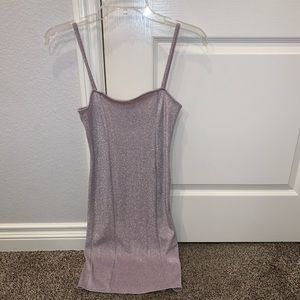 Lavender glitter dress
